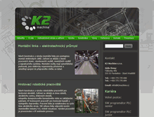 Tablet Screenshot of k2machine.cz